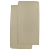 Meyco Fitted Sheet Jersey 2 pack 60x120cm Taupe